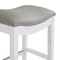 Alaterre Furniture Williston Bar Height Stool, White, 2PK ANWL04PDCR2 - alternate 3